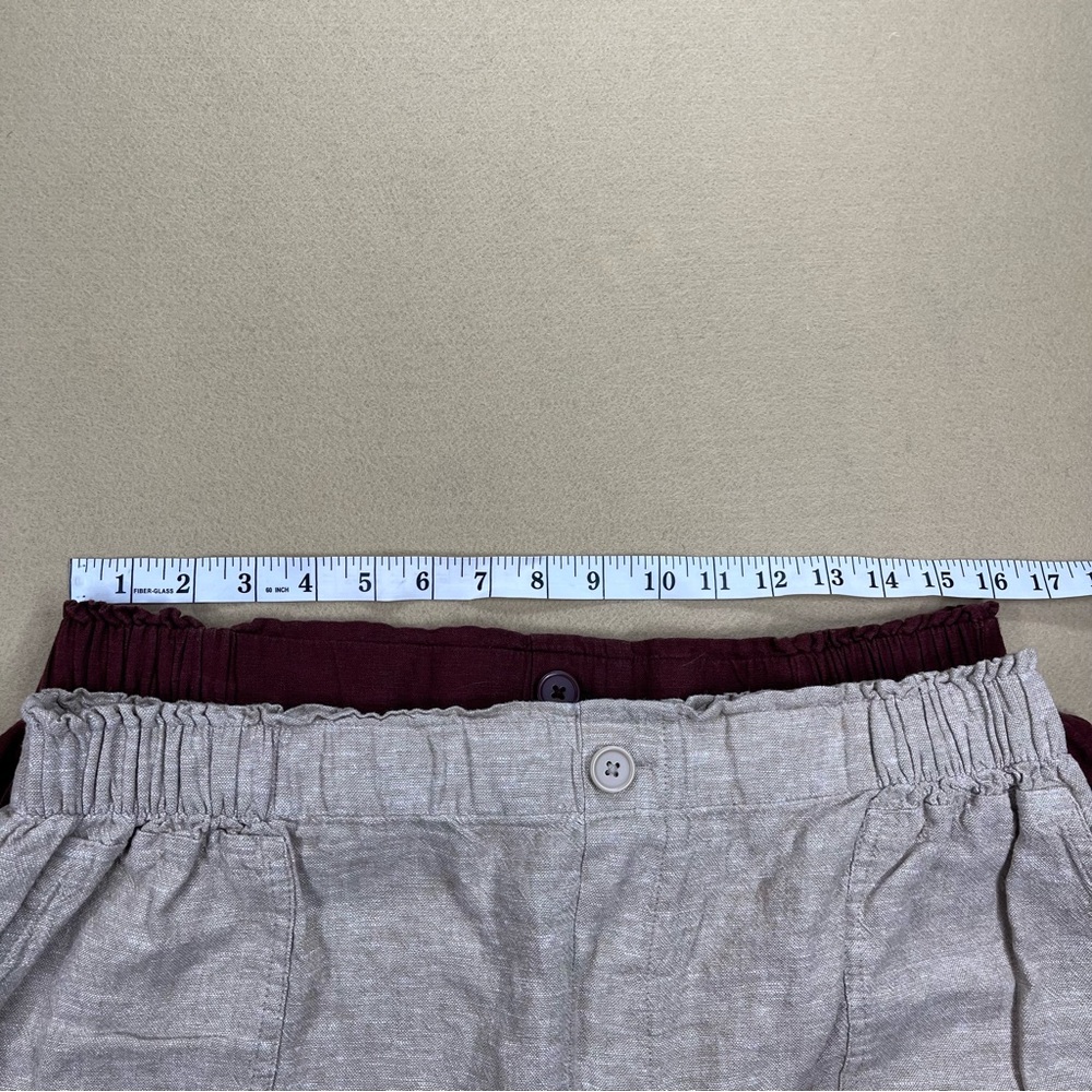 Two Pack Loft Linen Blend Shorts - Picture 2 of 12